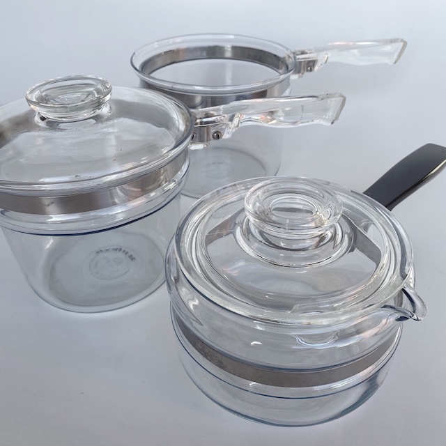 POTS n PANS, Glass Saucepan w Lid